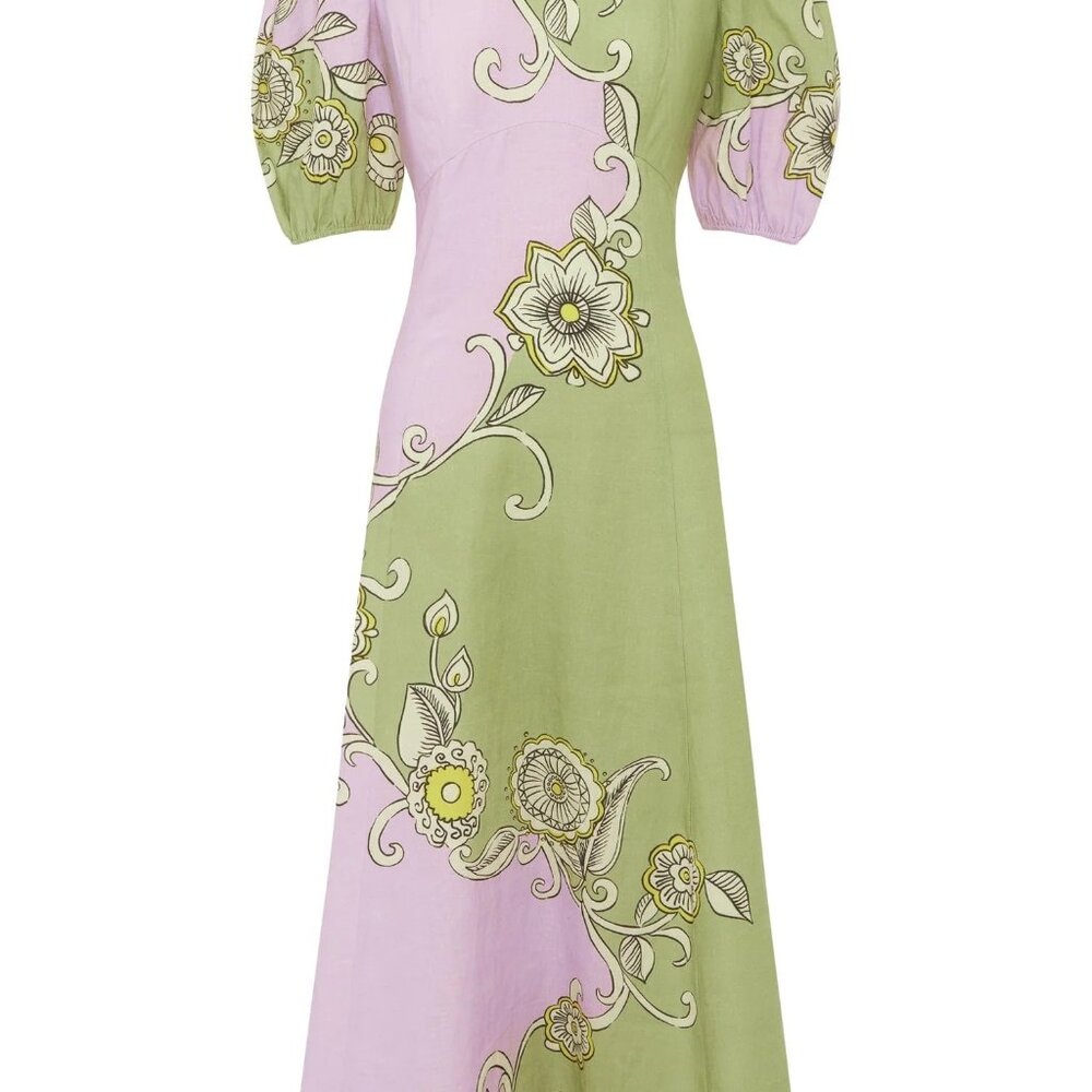 Alémais Sora Midi Dress US Size 10 Australian Size 14